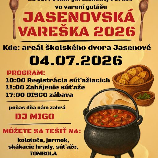 Otvoriť obrázok Jasenovská vareška 2026.jpg vo fotogalérii